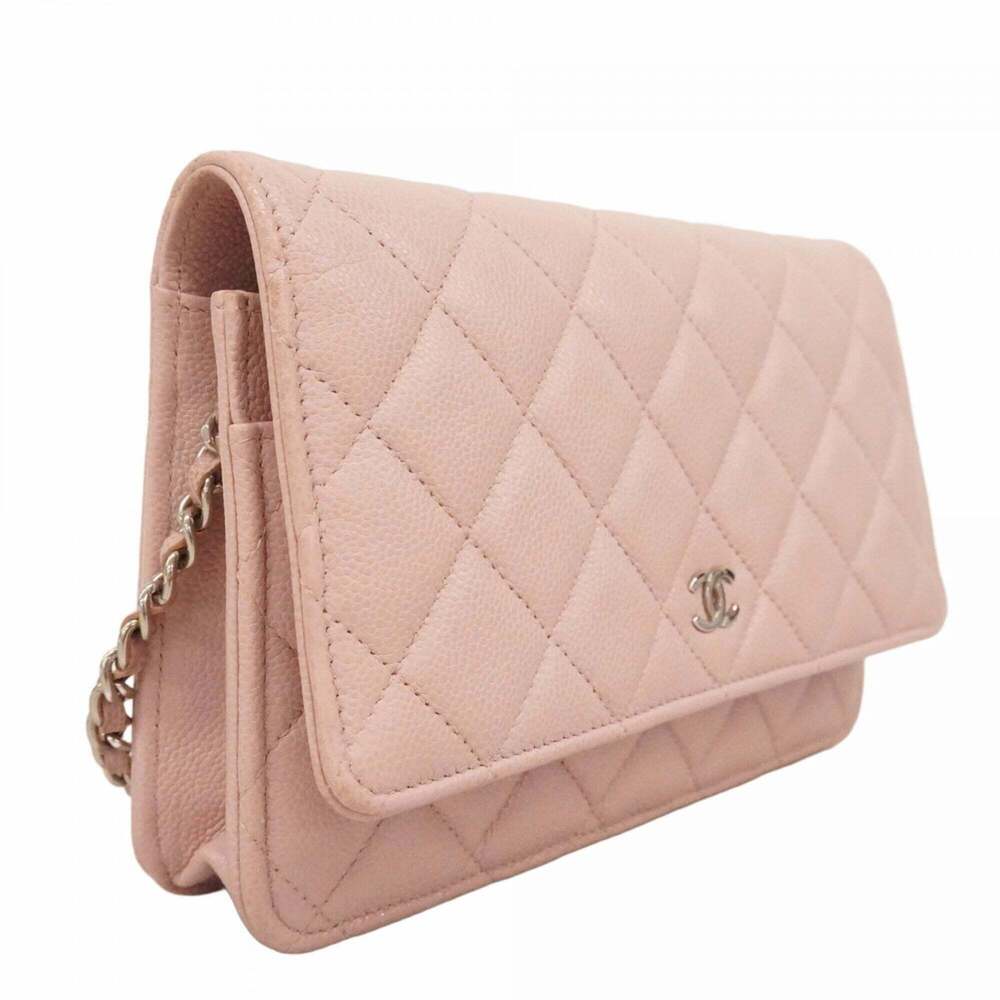 CHANEL Pink Caviar Leather Wallet - Picture 2 of 10